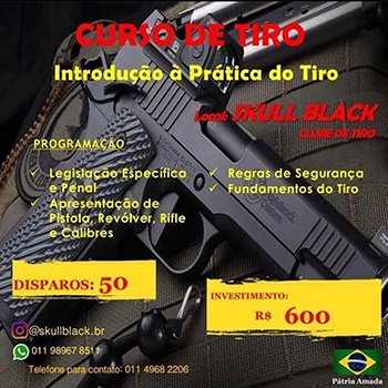 Curso básico de tiro de defesa no Tremembé